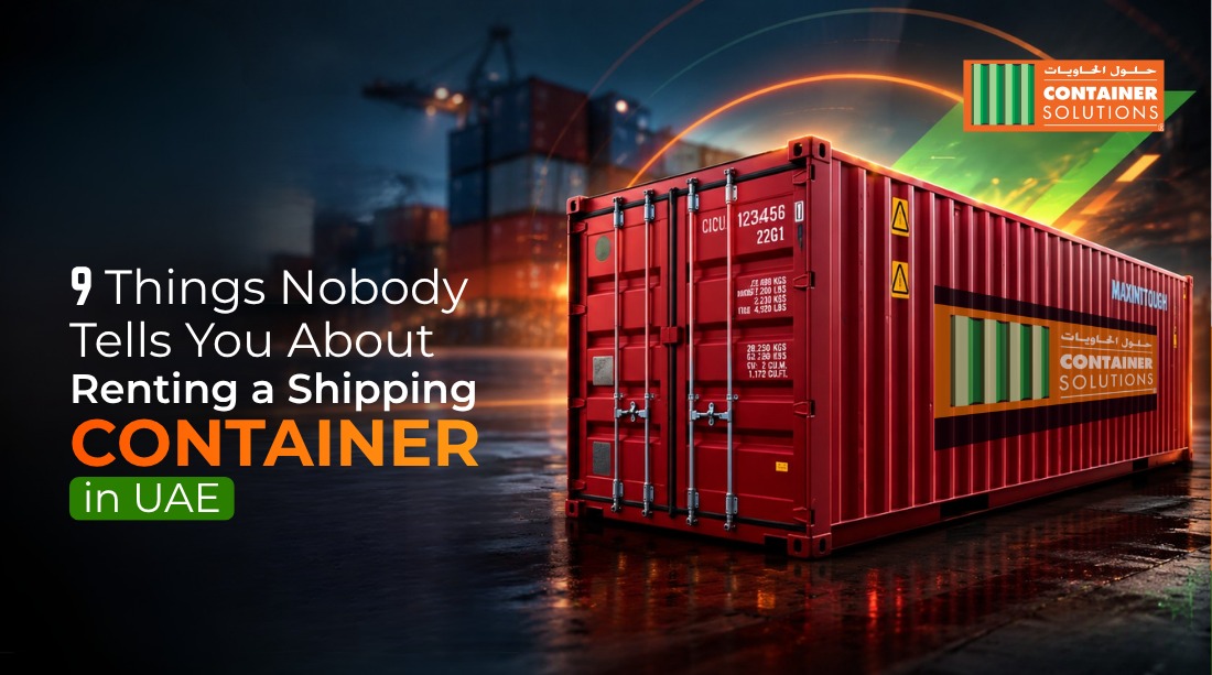Shipping Container Rental in UAE